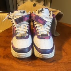 Purple ABC Bapesta 