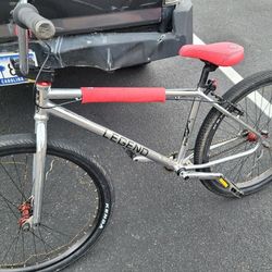 DK Legend Chrome BMX Bicycle - Wheels Lights Up