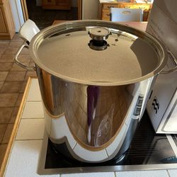 Olla Tamalera Grande De 53 Quartos Acero quirúrgico, Completamente nuevoc , ocina sano