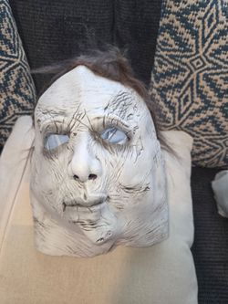 Michael Myers White Latex Halloween Costume Mask