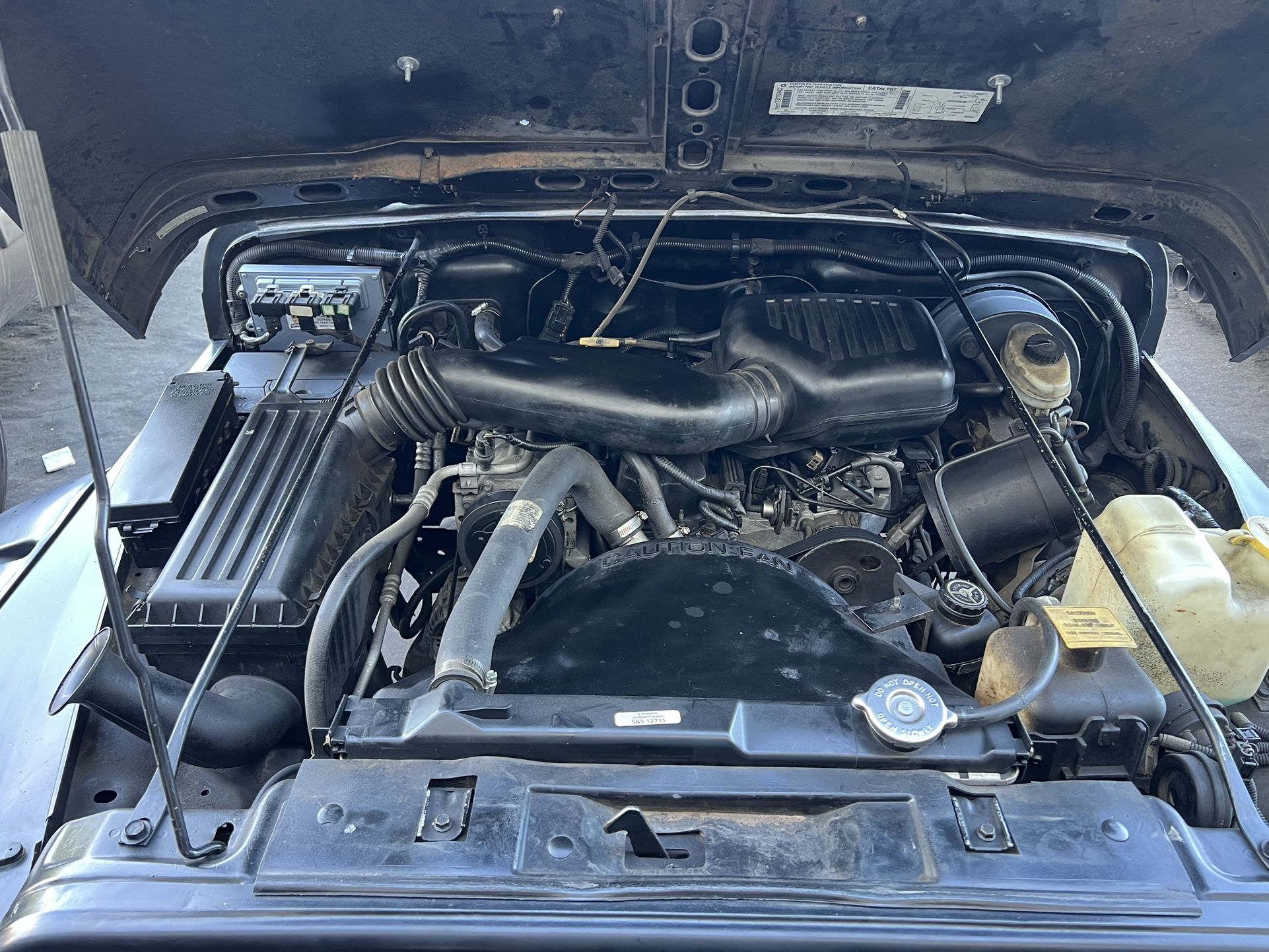 Jeep Tj 2.5 Complete Engine Swap