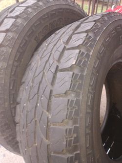 Set (2) Yokohama Geolandar 315/70/R17 Tires 