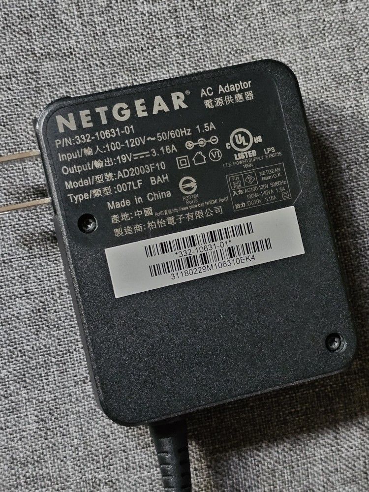 original netgear x10 nighthawk router ac adapter power