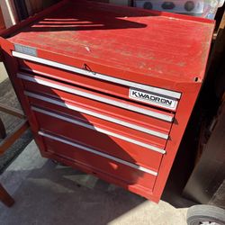 Kwadron Rolling Tool Chest / Tool Cabinet – Steel – Garage Storage – With Extras 