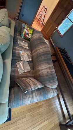 Sleeper sofa and a regular sofa