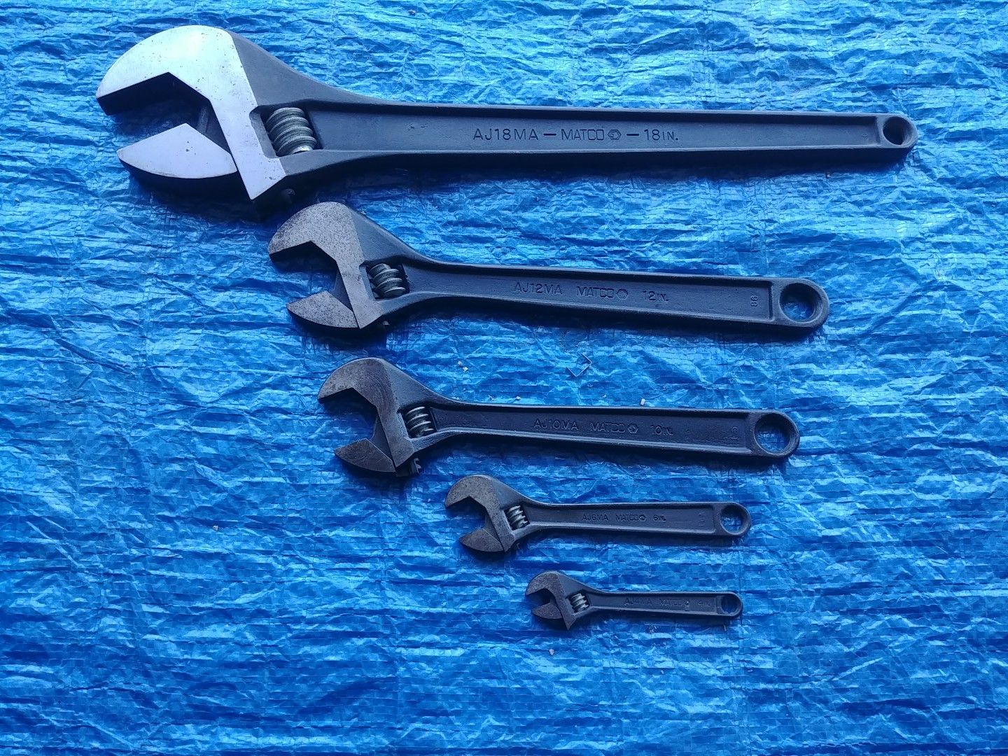 Matco Tools adjustable wrench set