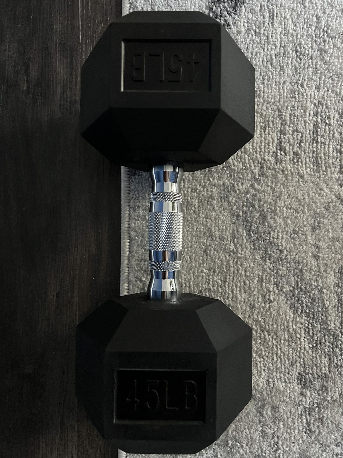 45lbs CAP Barbell Coated Hex Dumbbell Weight
