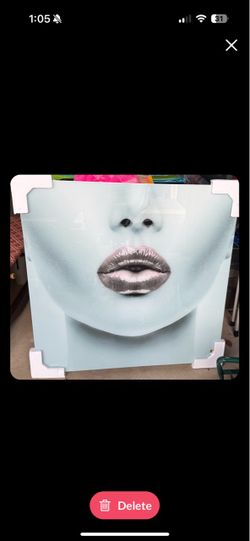 Wall Art - Lips 40x40” - Like New