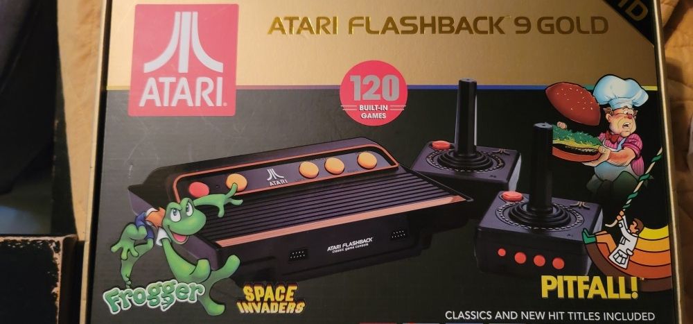 Atari Flashback 9 GOLD Console In Original Box