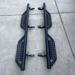 Jeep Wrangler Side Steps / Rock Sliders – Fits 2018–2023 JL (4-Door)