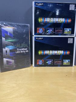 🔥 LED Lighting Bundle – BRAND NEW in Box! Truck Bed Kit + 2 LED Glow Pro Kits 🔥