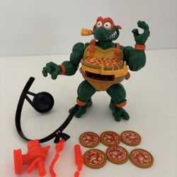 Vintage TMNT Pizza Tossin Mike Teenage Mutant Ninja Turtles 1993