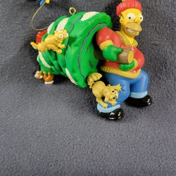 Vintage Homer Simpson Ornament Collectible 