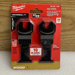 Milwaukee 10-pack  Multitool Blades