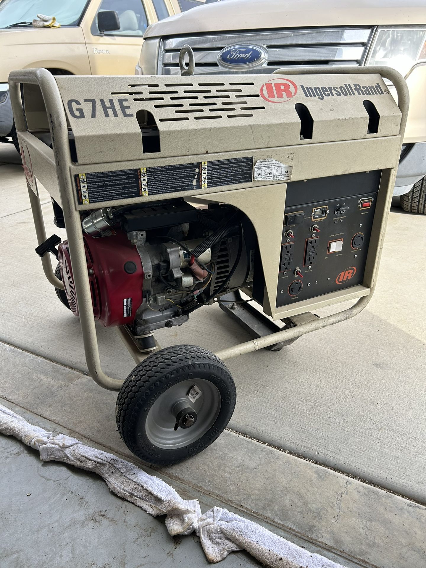 Ingersoll Rand G7HE 7200W Worksite Generator