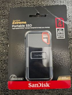 SanDisk Extreme 2TB Portable External SSD: USB Connectivity, Microsoft Windows Compatible