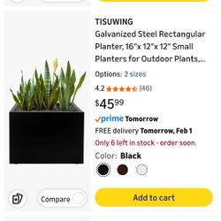 Galvanized Steel Planter