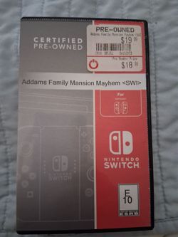 Adam's family mansion mayhem nintendo switch