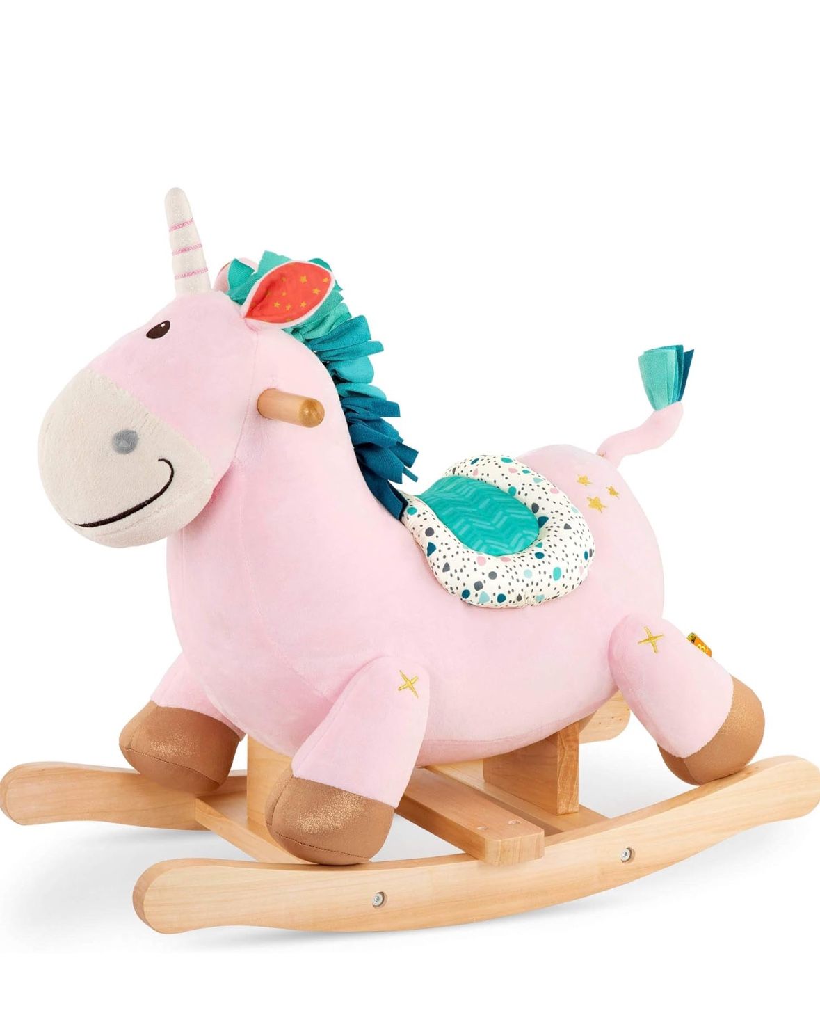 B Toys Rodeo Baby Rocker Unicorn