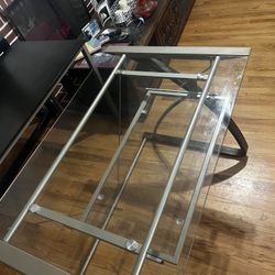 Glass desk
