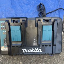 Makita 18V Lithium-Ion Dual Port Rapid Optimum Charger