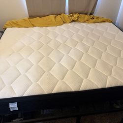 King Sized Mattress and Frame
