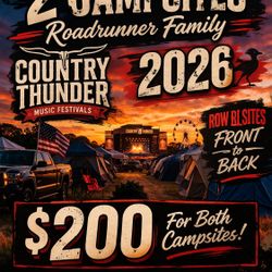 2 Campsites Country Thunder Roadrunner RI