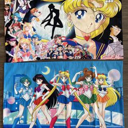 Sailor Moon Pillow Cases Set of 2 Standard/Queen New