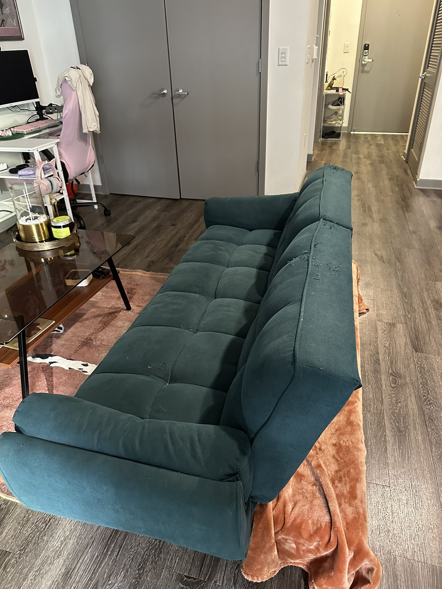 Green futon