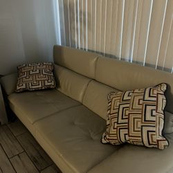 Leather Sofa 