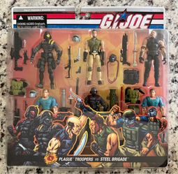 GI Joe Steel Plague Troopers vs Steel Brigade
