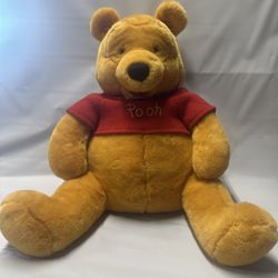 Vintage Disney Store Winnie The Pooh Pooh Bear 24" Plush
