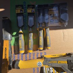 Bostitch Stapler Dewalt Stapler And Dewalt Chisels