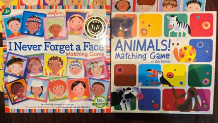 Set of 2 Matching Games for kids (read description)