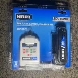 Hart 20v Battery And Charger