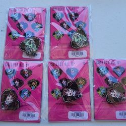 Monster High Second Edition Hot Topic Pins