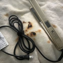 Kipozi Professional Flat Iron with 1 inch Titanium Ion Plates Hair Straightener