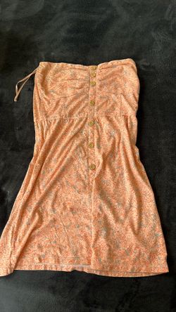 Pink strapless dress 