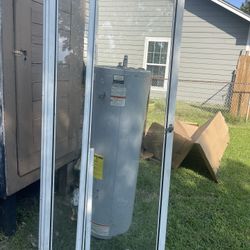 Glass door in good average condition 36 right