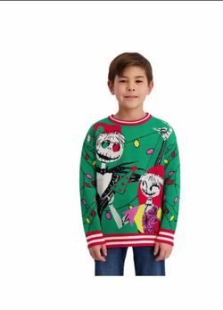 Kids Nightmare Before Christmas Ugly Christmas Sweater