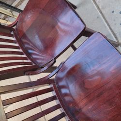 Solid Cherry Wood Dining Chairs 4 Ea.