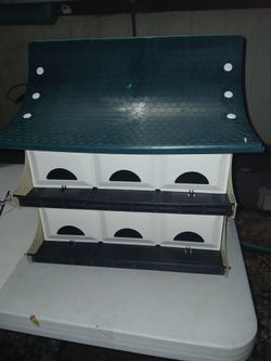 New Royal Wing Purple Martin Bird House for 12 Families, 21 in. x 20 in. x20 in.