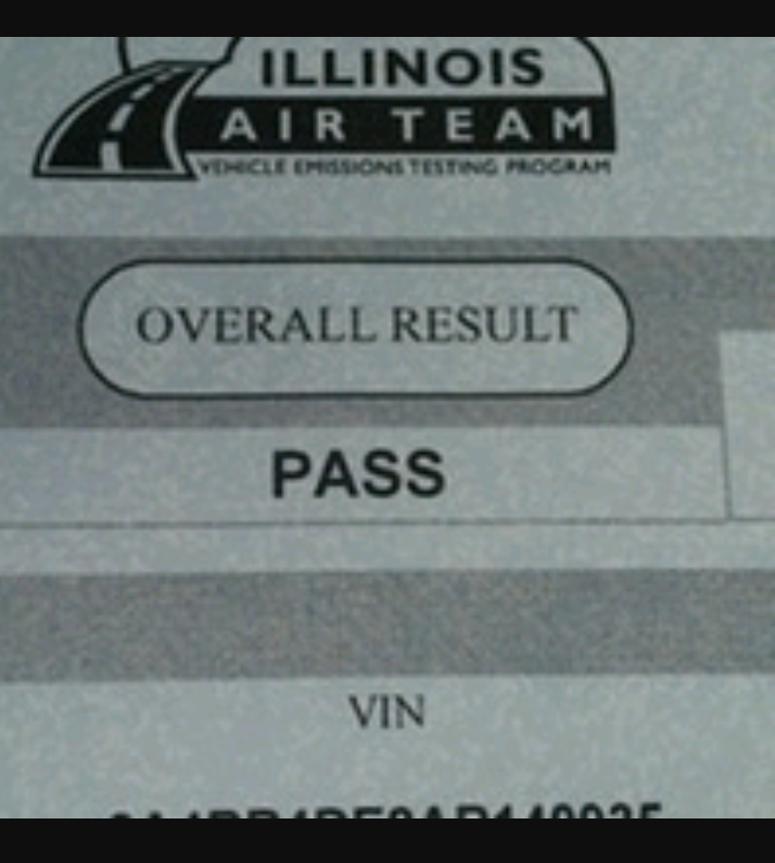 Emission test % 100 pass