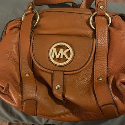 Michael Kors Margot orange handbag