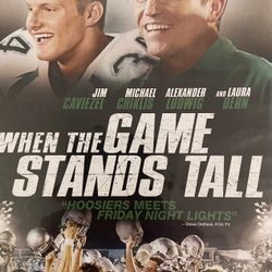 When The GAME STANDS TALL (DVD-2014) Jim Caviezel + Michael Chiklis + Laura Dern