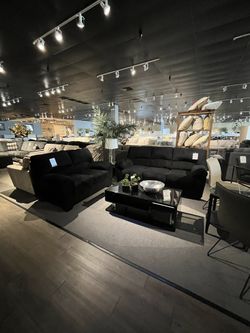 Black Sofa And Loveseat
