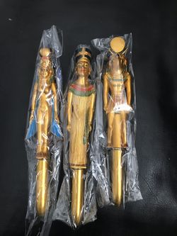 Pen 🖊 never used Pharaoh Pen - the figure of an ancient Egyptian Pharaoh