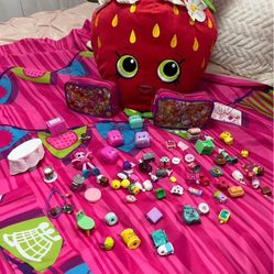 65 Shopkins Toys , Cortinas Y Almohada 