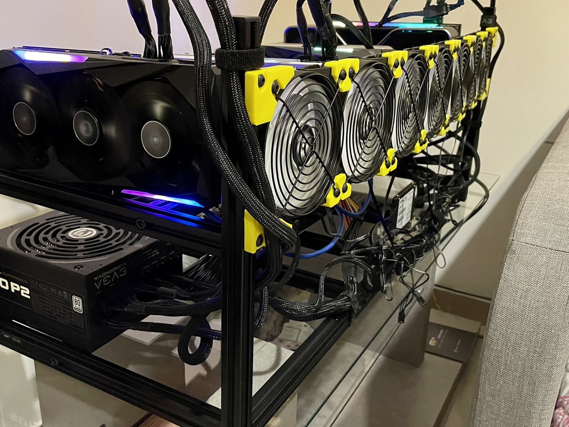 Mining Rig 431mh/s All New Cards. All RTX