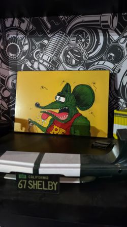 Rat Fink wall art